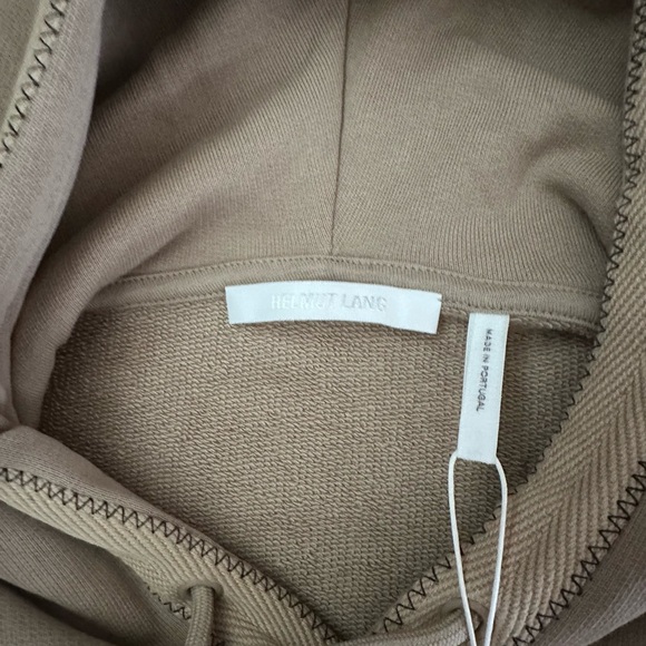 NWT HELMUT LANG Mens Beige Hoodie - Picture 2 of 4